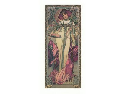Pohlednice A. Mucha - Autumn