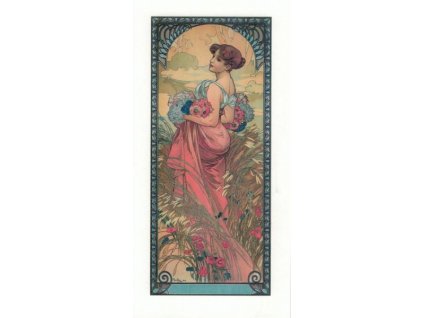 Pohlednice A. Mucha - Summer