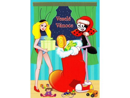 Pohlednice Vánoční Ferda Mravenec