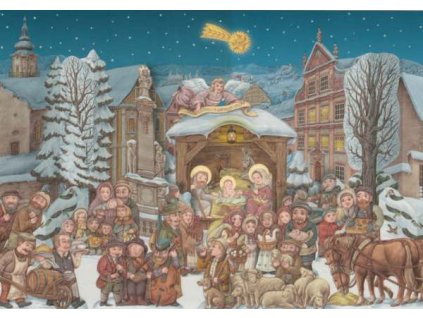 Pohlednice Vánoční betlém