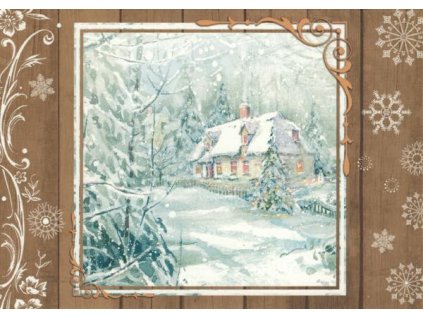 Pohlednice Vánoční chaloupka