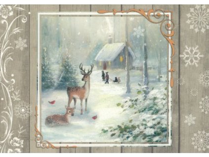 Pohlednice Zimní chaloupka