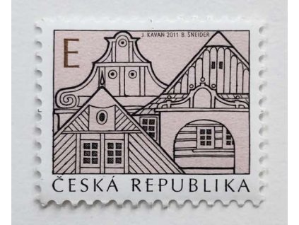 Známka Lidová architektura "E"