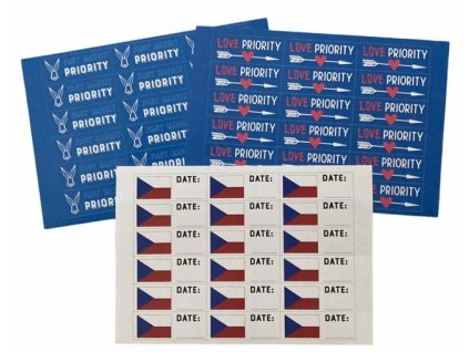 Samolepky Priority sada 1