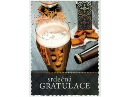 Pohlednice Srdečná gratulace