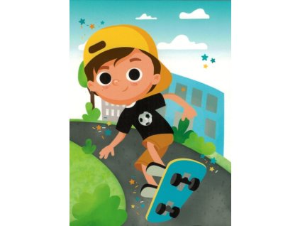 Pohlednice Malý skejťák