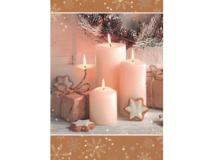 Pohlednice Vánoční svíčky