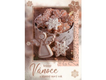 Pohlednice vánoční Perníčky