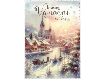 Pohlednice Vánoční Vesnička 2