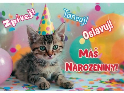 Pohlednice K narozeninám