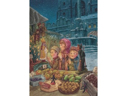 Pohlednice Zimní trh