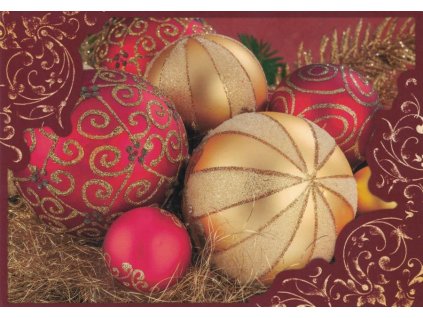 Pohlednice Vánoční ozdoby 1