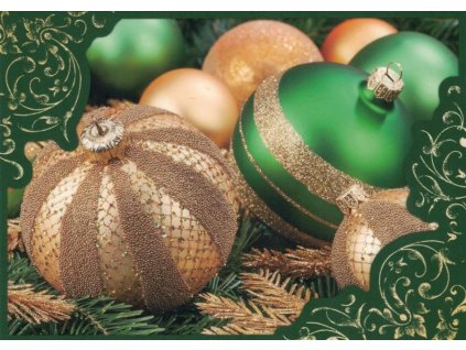 Pohlednice Vánoční ozdoby 3