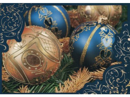 Pohlednice Vánoční ozdoby 4