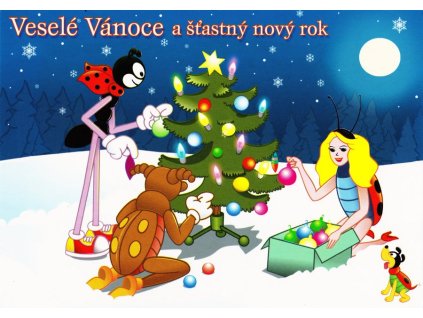 Pohlednice Vánoční Ferda Mravenec 1