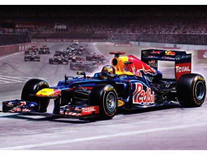 Pohlednice formule Red Bull Racing RB8 "Sebastian Vettel"