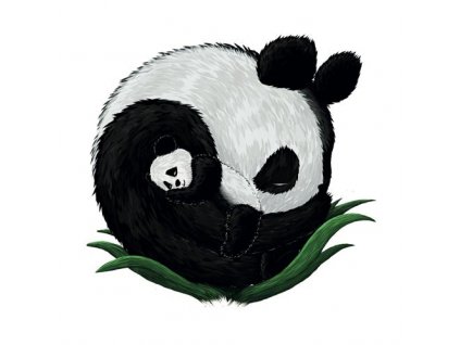 Pohlednice Spící pandy