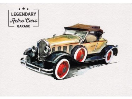 Pohlednice Retro Car 2