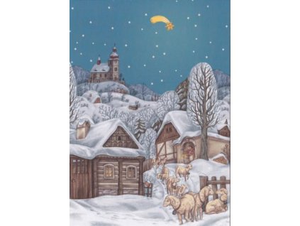 Pohlednice Zimní čas