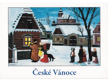 Pohlednice Vánoční Josef Lada 5
