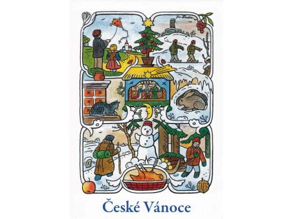 Pohlednice Vánoční Josef Lada 8