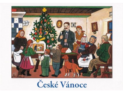 Pohlednice Vánoční Josef Lada 11