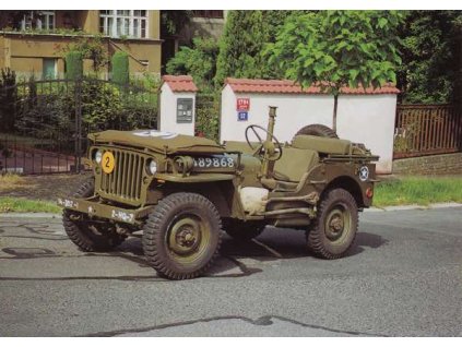 Pohlednice Jeep