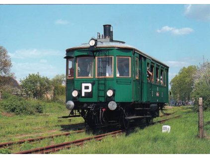 Pohlednice Parní vůz "Komárek"