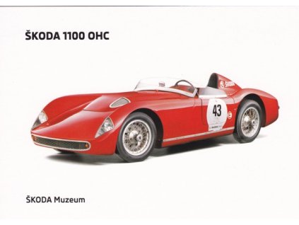 Pohlednice Škoda 1100 OHC