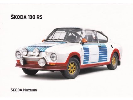 Pohlednice Škoda 130 RS