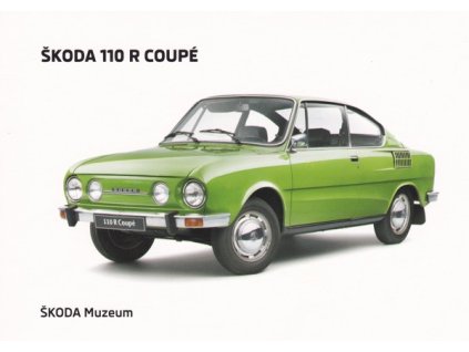 Pohlednice Škoda 110 R Coupé