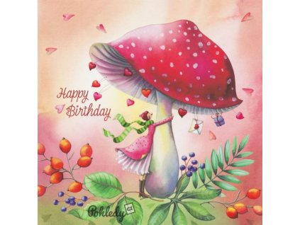 Pohlednice Happy Birthday