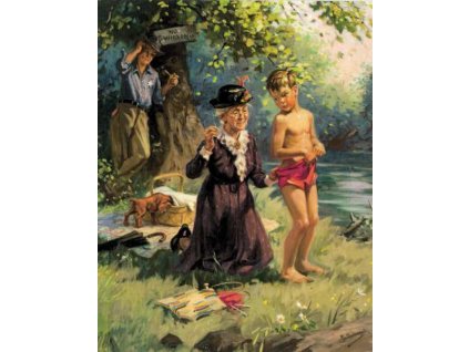 Pohlednice Piknik s babičkou