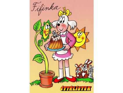 Pohlednice Čtyřlístek 2 (Fifinka)