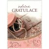 Pohlednice Srdečná gratulace - šperky