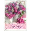 Pohlednice Gratulace květiny