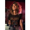 t shirt mockup featuring an ai created joyful woman playing the drums m40342