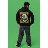 back view gildan hoodie mockup of a man posing in a studio with hands on his pockets m38564