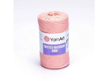 Twistet Macrame VR 3mm - 929 Pastelová