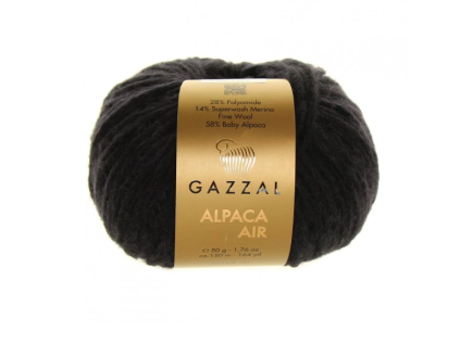 Příze Alpaca Air - 80 Černá