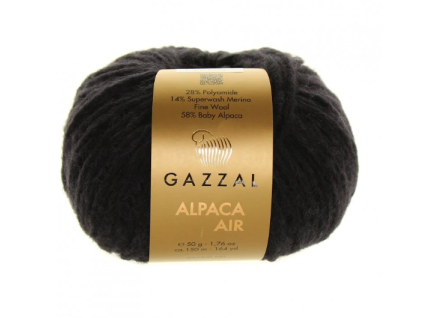 Příze Alpaca Air - 110 Černá