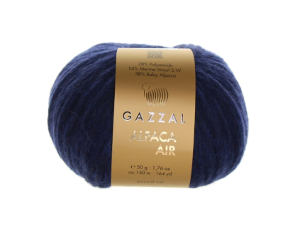 Příze Alpaca Air - 105 Tmavě modrá