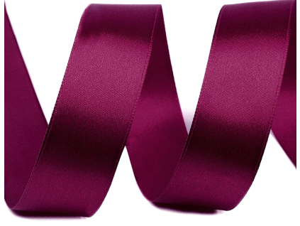 stuha 25mm bordo