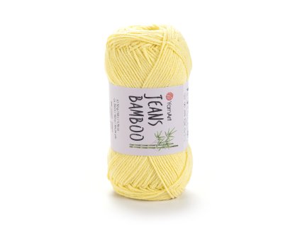 Příze Jeans Bamboo - 104 Žlutá