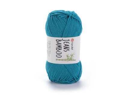 Příze Jeans Bamboo - 140 Tyrkysová