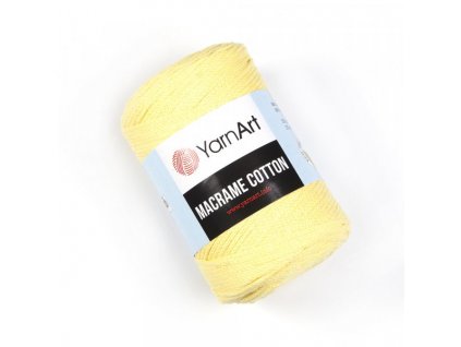 Macrame Cotton - 754 Světle žlutá