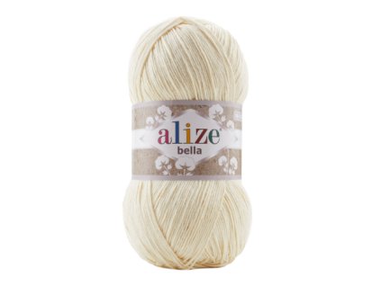 Příze Bella - 01 Smetanová