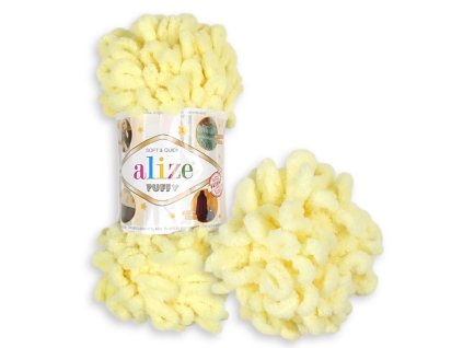 alize puffy 13 pastelova zlta
