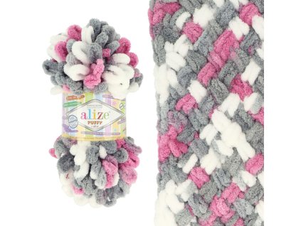 alize puffy color 6070 ruzovo seda id59234