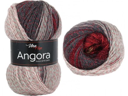 Příze Angora luxus simli batik - 5727
